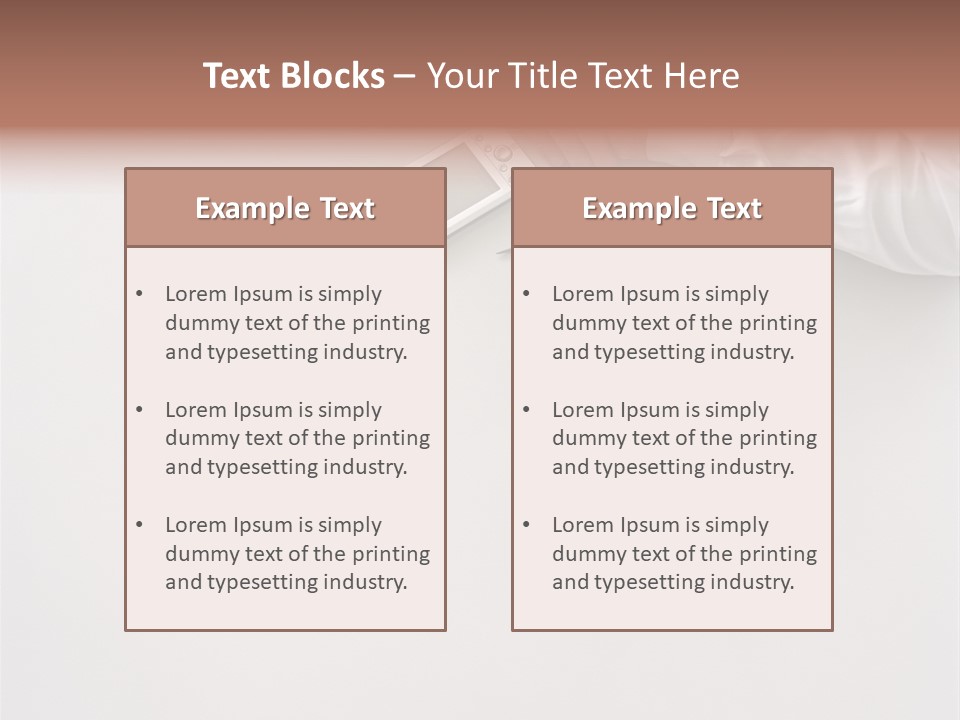 Royaltyfree Handheldcomputer Cropped PowerPoint Template