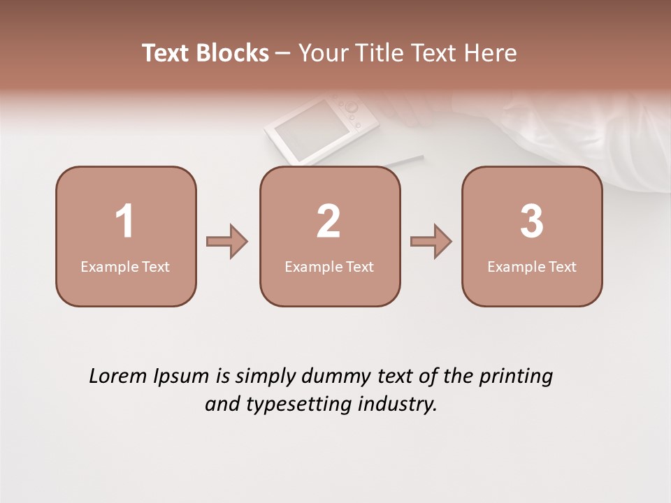 Royaltyfree Handheldcomputer Cropped PowerPoint Template