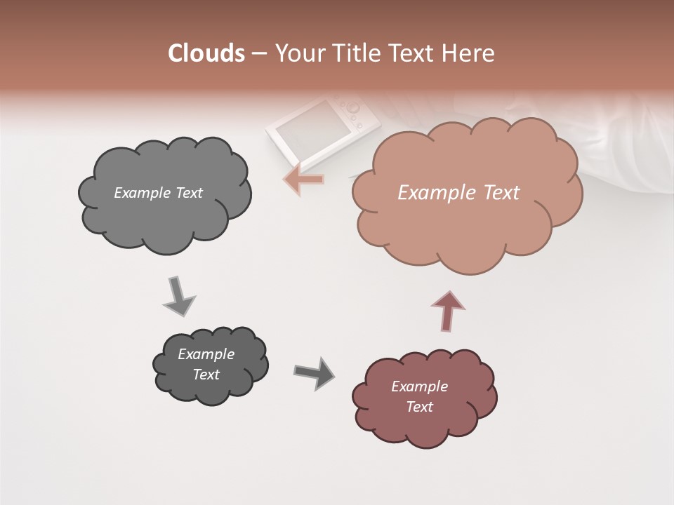 Royaltyfree Handheldcomputer Cropped PowerPoint Template