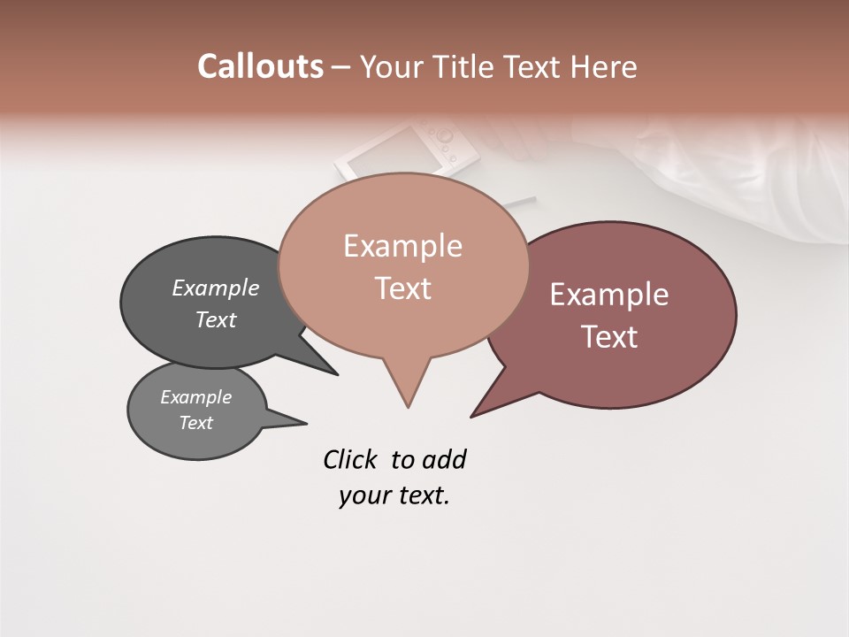 Royaltyfree Handheldcomputer Cropped PowerPoint Template