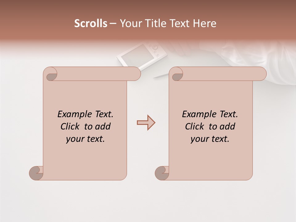 Royaltyfree Handheldcomputer Cropped PowerPoint Template