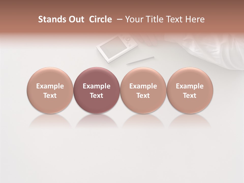 Royaltyfree Handheldcomputer Cropped PowerPoint Template