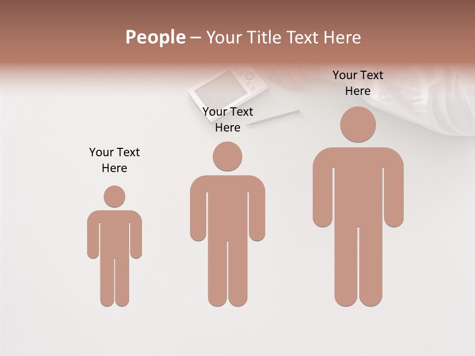 Royaltyfree Handheldcomputer Cropped PowerPoint Template