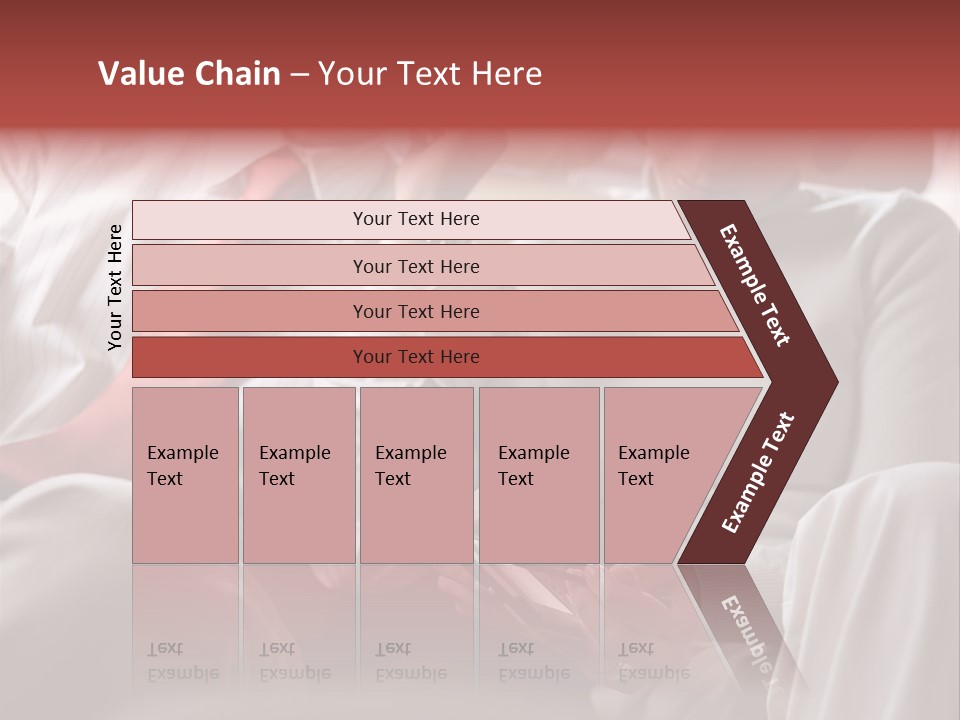 Business People In A Taxi PowerPoint Template