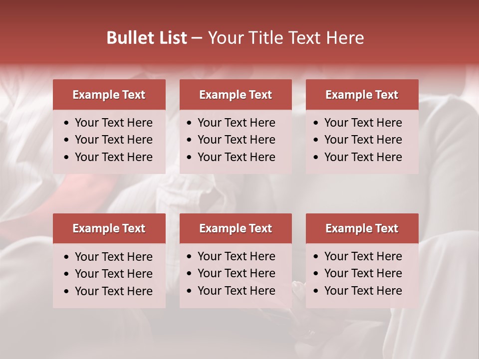 Business People In A Taxi PowerPoint Template