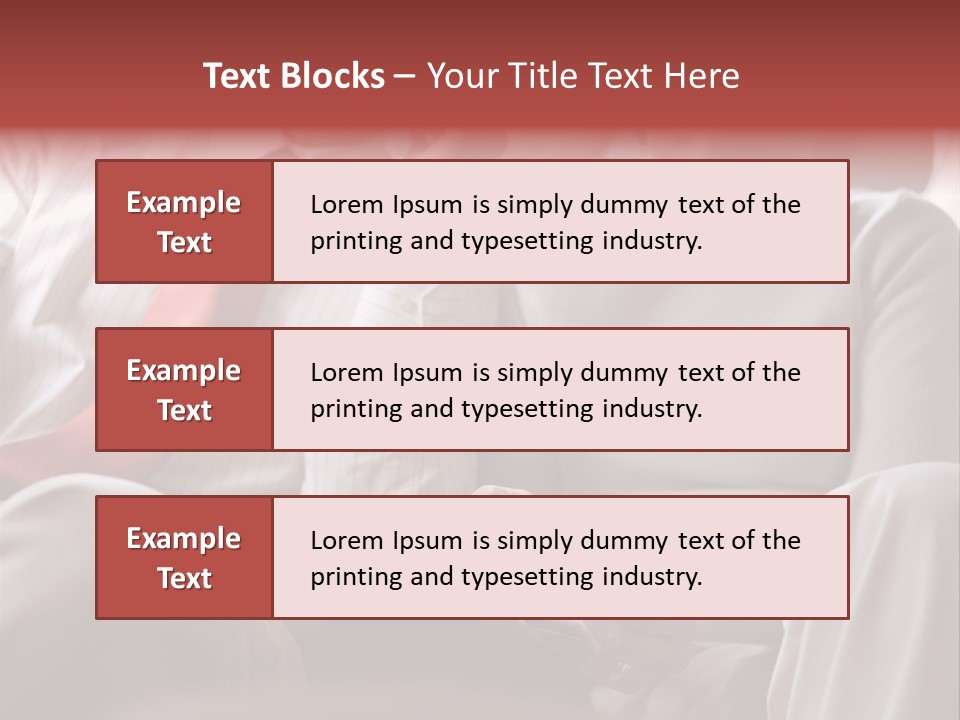 Business People In A Taxi PowerPoint Template