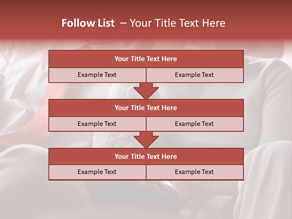 Business People In A Taxi PowerPoint Template
