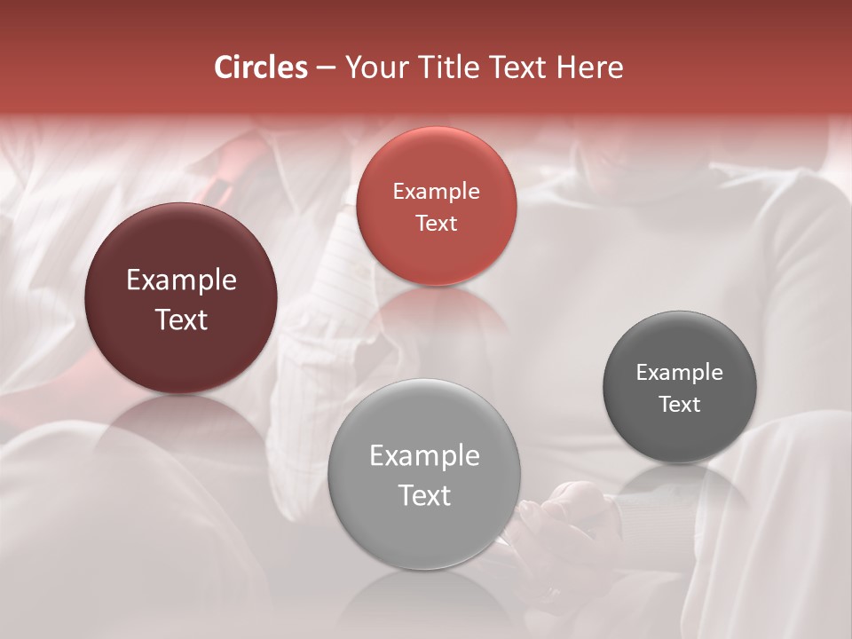 Business People In A Taxi PowerPoint Template