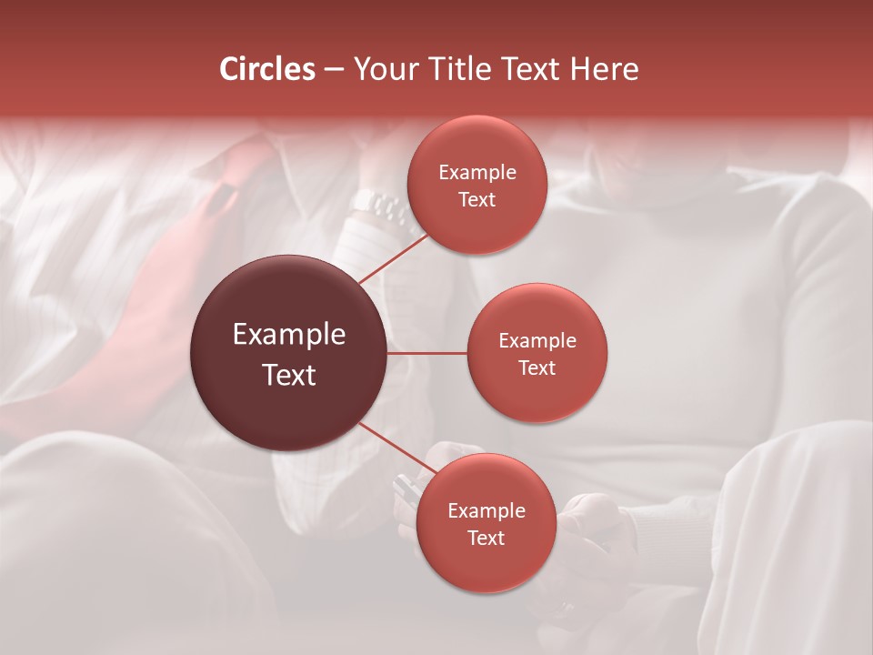 Business People In A Taxi PowerPoint Template