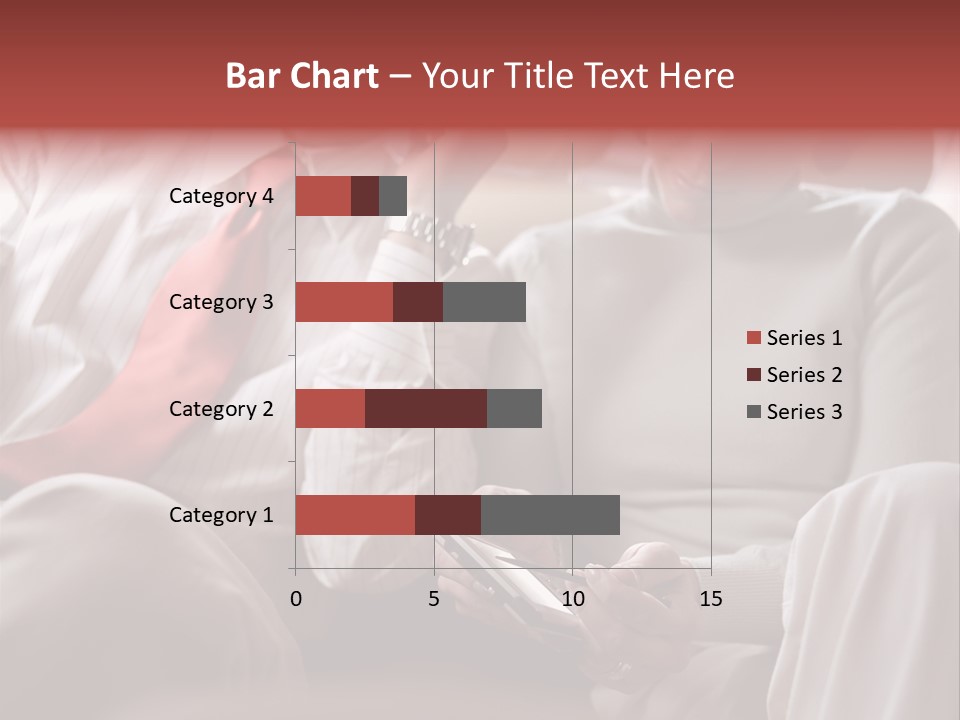 Business People In A Taxi PowerPoint Template