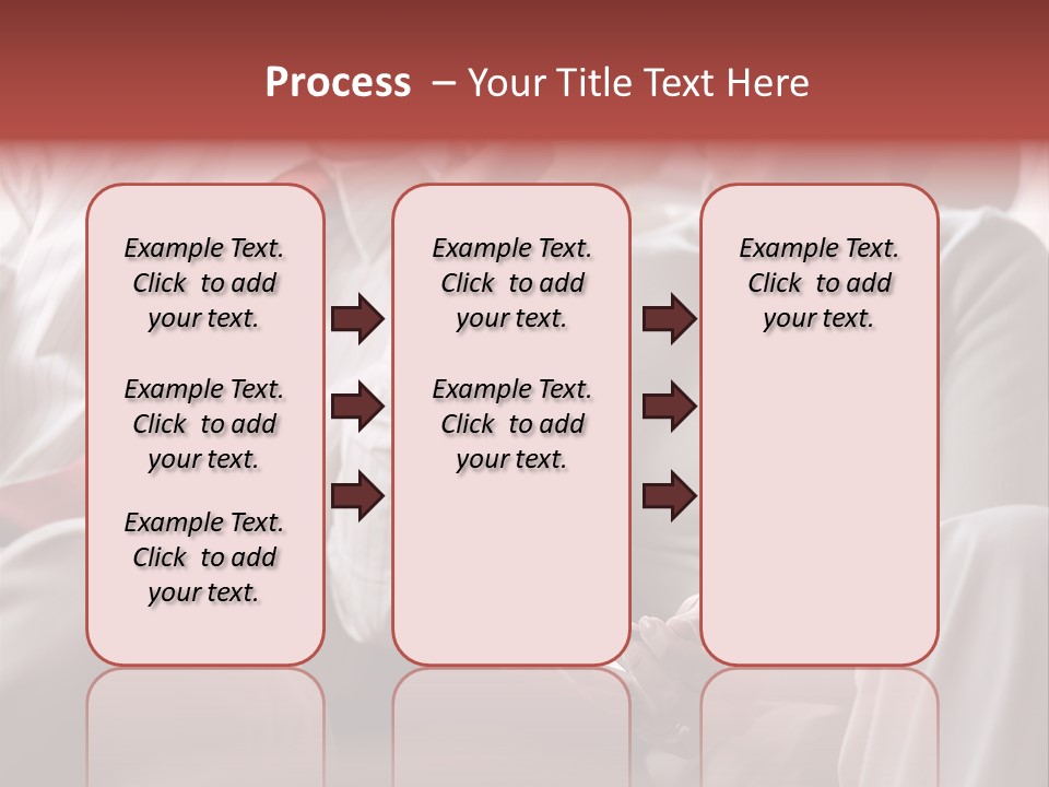 Business People In A Taxi PowerPoint Template