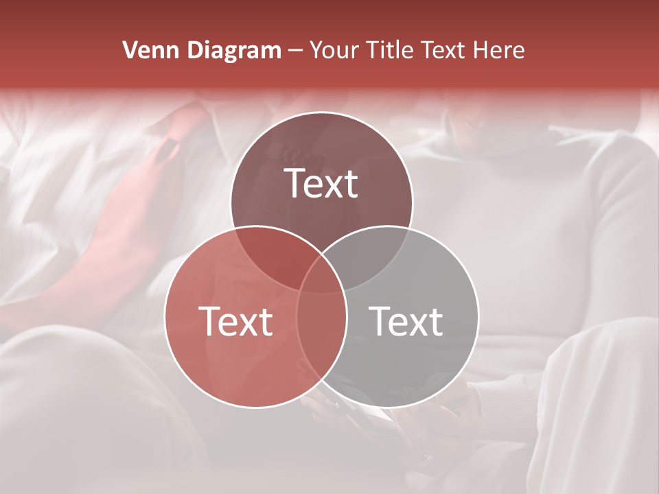 Business People In A Taxi PowerPoint Template