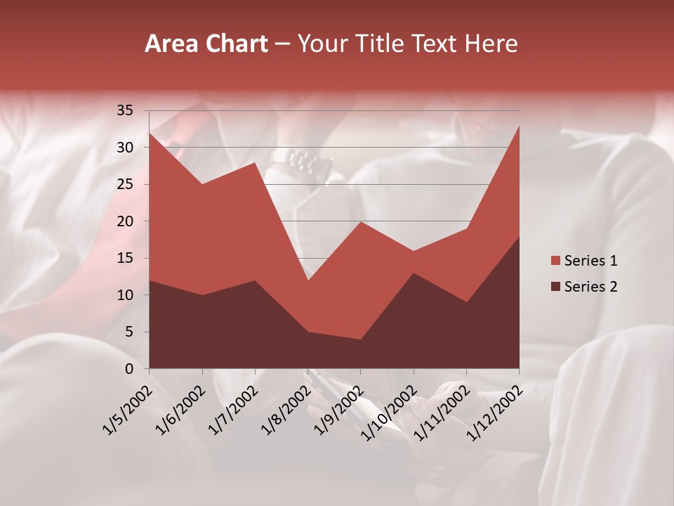 Business People In A Taxi PowerPoint Template