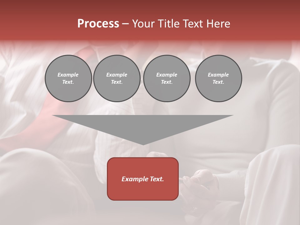 Business People In A Taxi PowerPoint Template