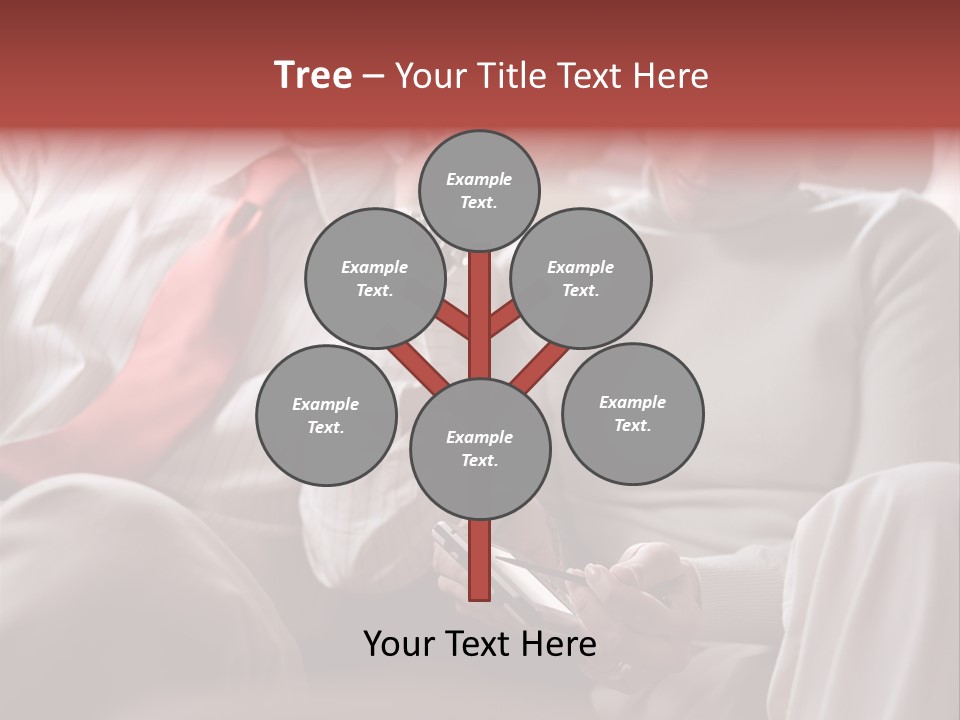 Business People In A Taxi PowerPoint Template