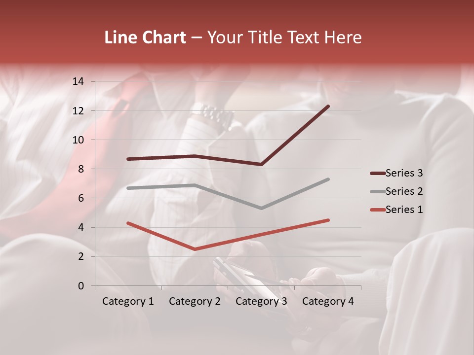 Business People In A Taxi PowerPoint Template