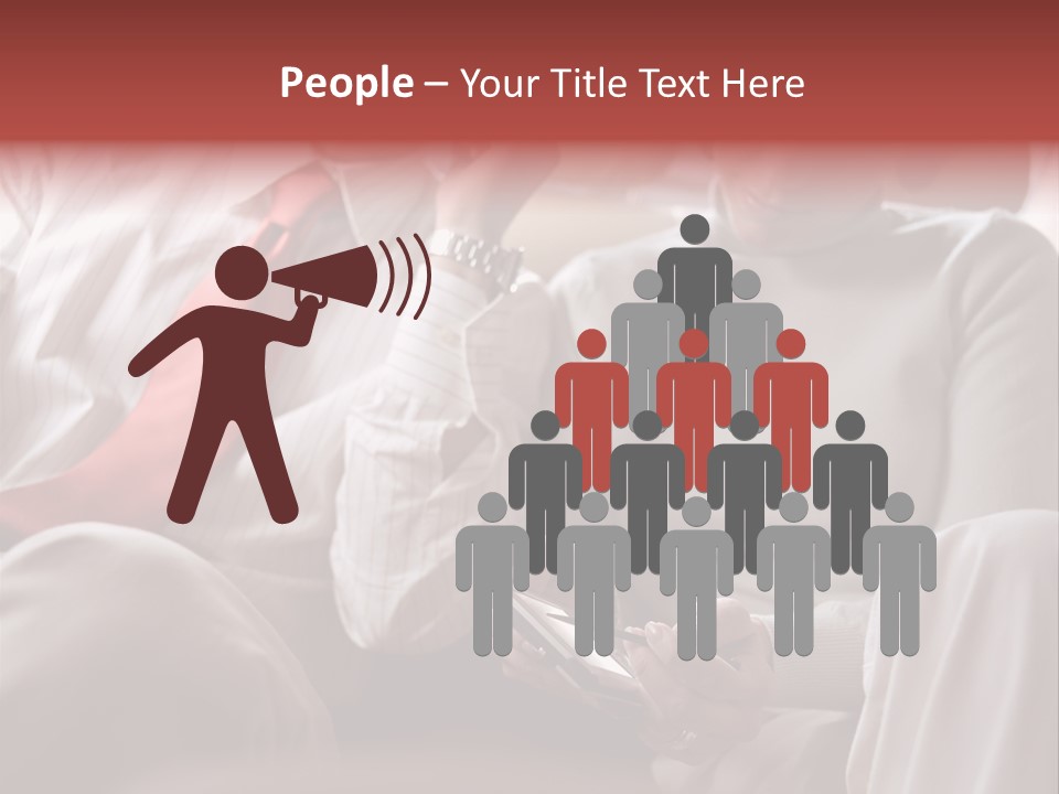 Business People In A Taxi PowerPoint Template