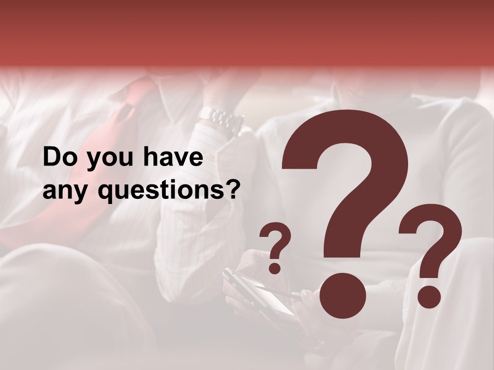 Business People In A Taxi PowerPoint Template