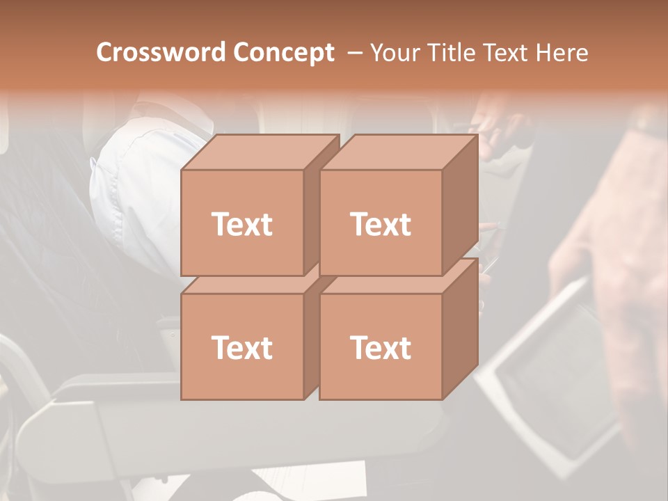 Stockphotograph Poster Clothed PowerPoint Template