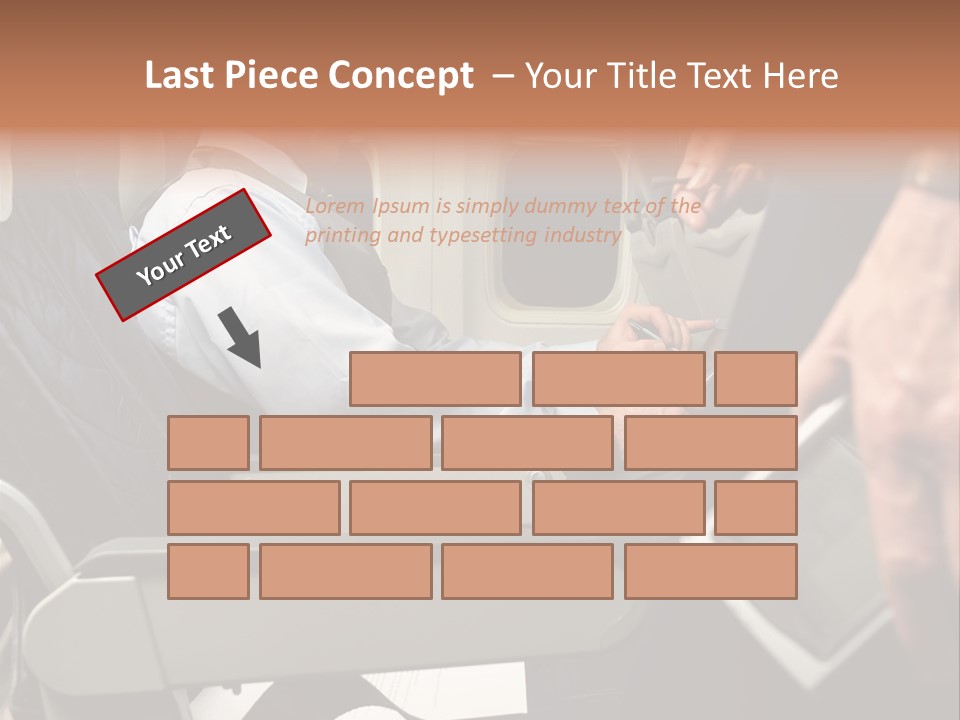 Stockphotograph Poster Clothed PowerPoint Template