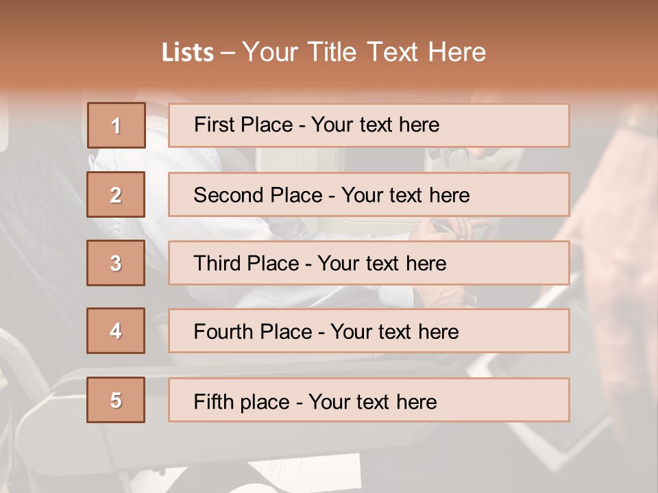Stockphotograph Poster Clothed PowerPoint Template