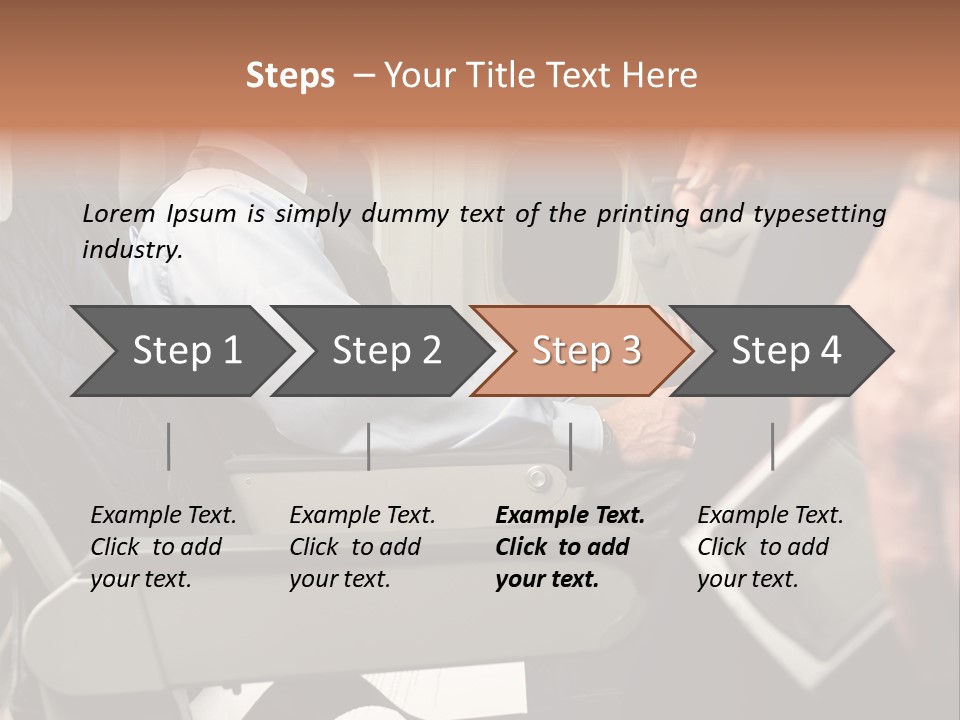 Stockphotograph Poster Clothed PowerPoint Template