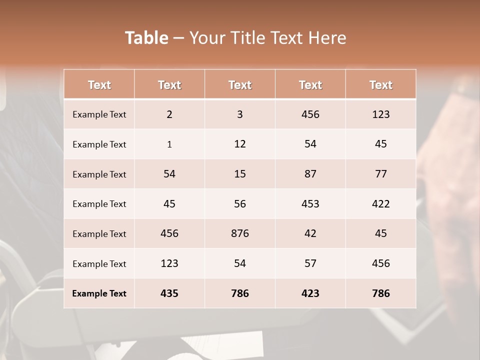 Stockphotograph Poster Clothed PowerPoint Template