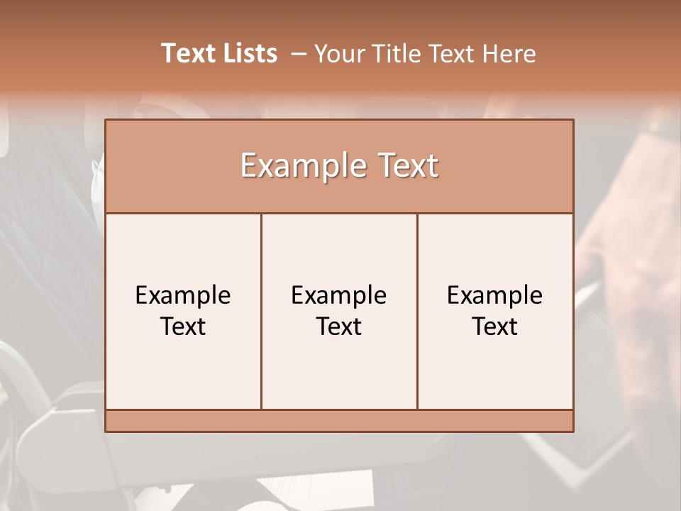 Stockphotograph Poster Clothed PowerPoint Template