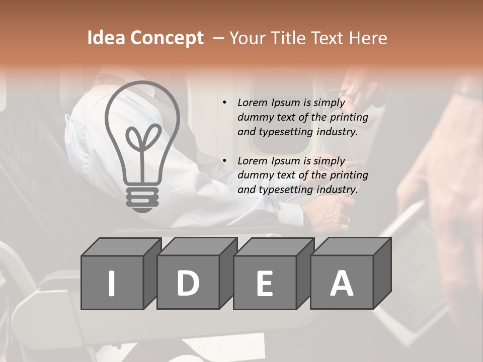 Stockphotograph Poster Clothed PowerPoint Template