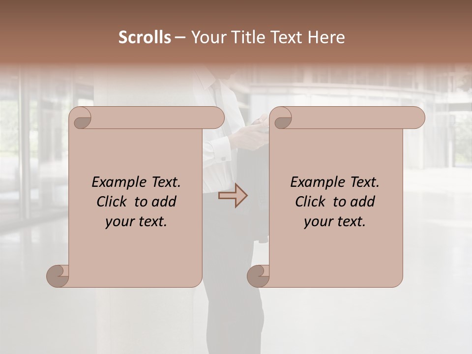 Two People Curves To S PowerPoint Template