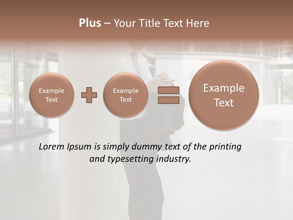 Two People Curves To S PowerPoint Template