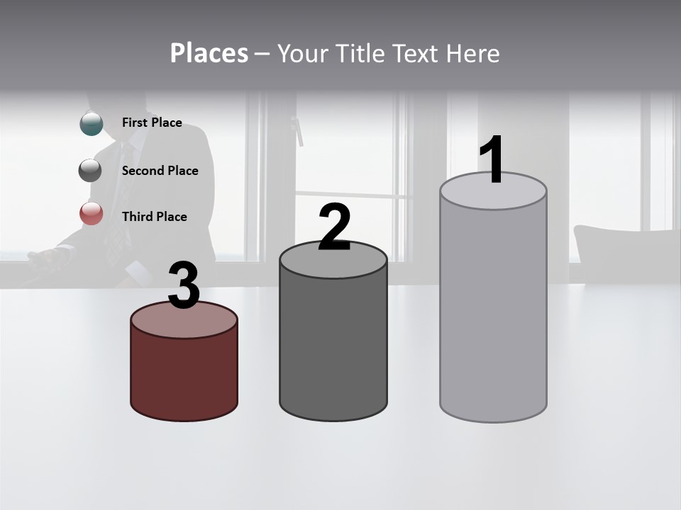 Male Sending Stockphotograph PowerPoint Template