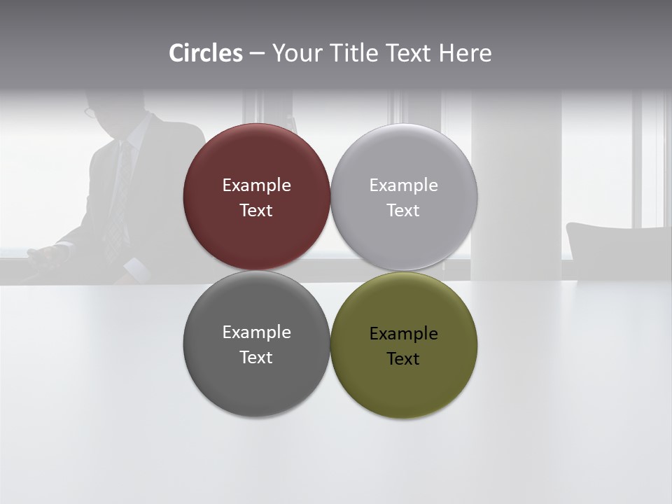 Male Sending Stockphotograph PowerPoint Template