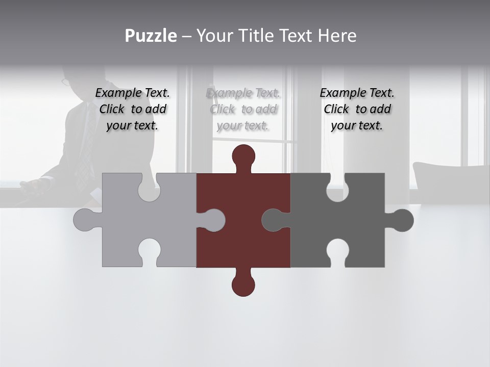 Male Sending Stockphotograph PowerPoint Template