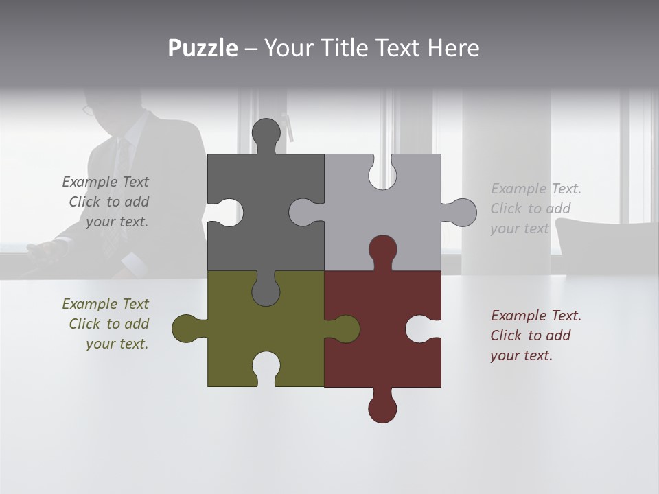 Male Sending Stockphotograph PowerPoint Template