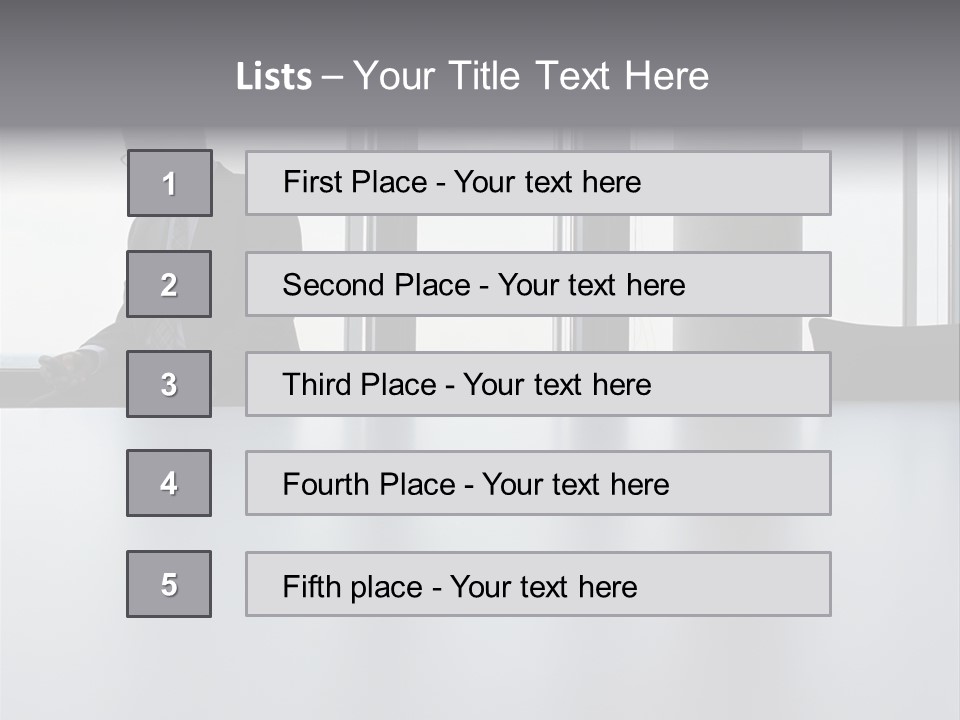 Male Sending Stockphotograph PowerPoint Template