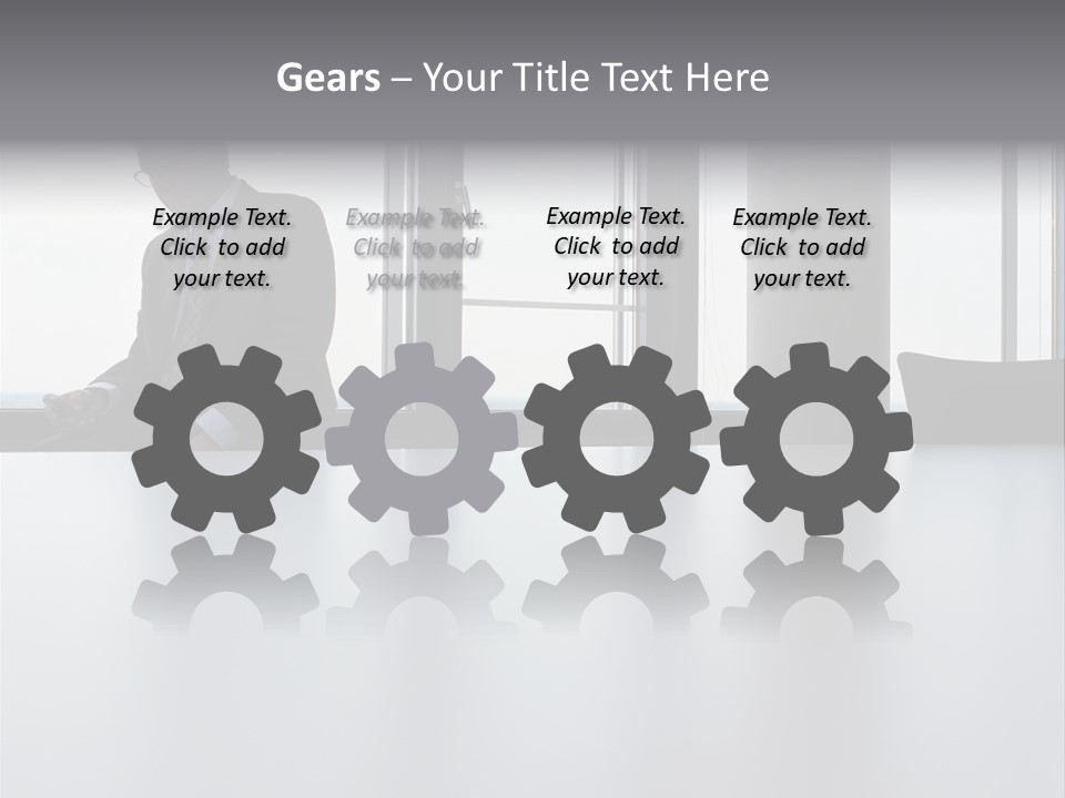 Male Sending Stockphotograph PowerPoint Template