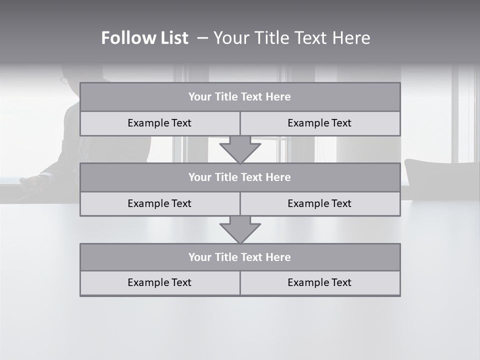 Male Sending Stockphotograph PowerPoint Template