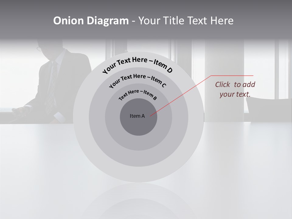 Male Sending Stockphotograph PowerPoint Template