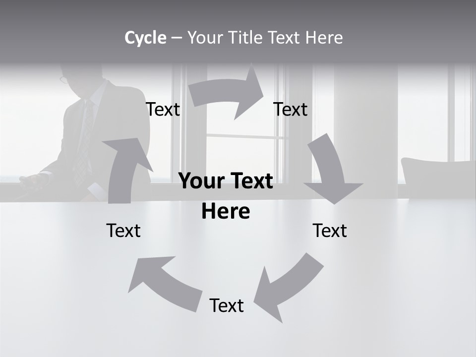 Male Sending Stockphotograph PowerPoint Template