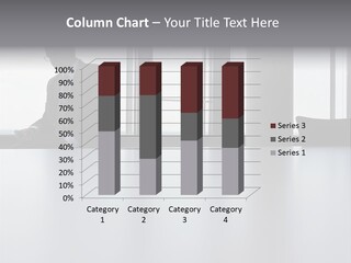 Male Sending Stockphotograph PowerPoint Template