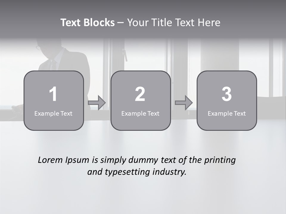 Male Sending Stockphotograph PowerPoint Template