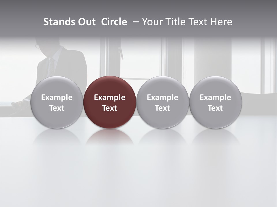 Male Sending Stockphotograph PowerPoint Template