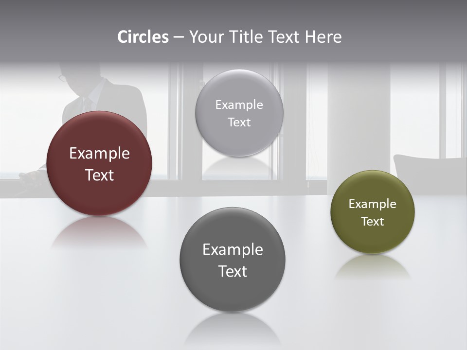 Male Sending Stockphotograph PowerPoint Template