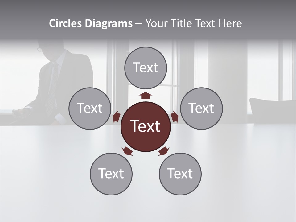 Male Sending Stockphotograph PowerPoint Template