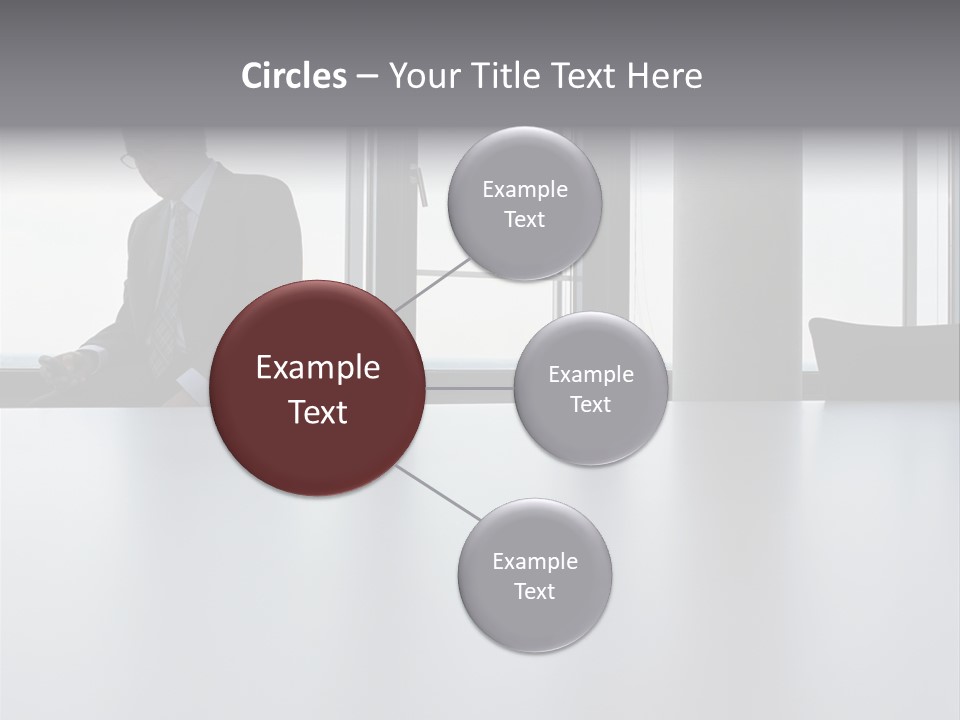 Male Sending Stockphotograph PowerPoint Template