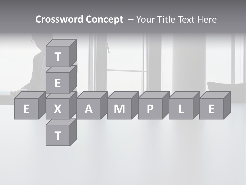 Male Sending Stockphotograph PowerPoint Template