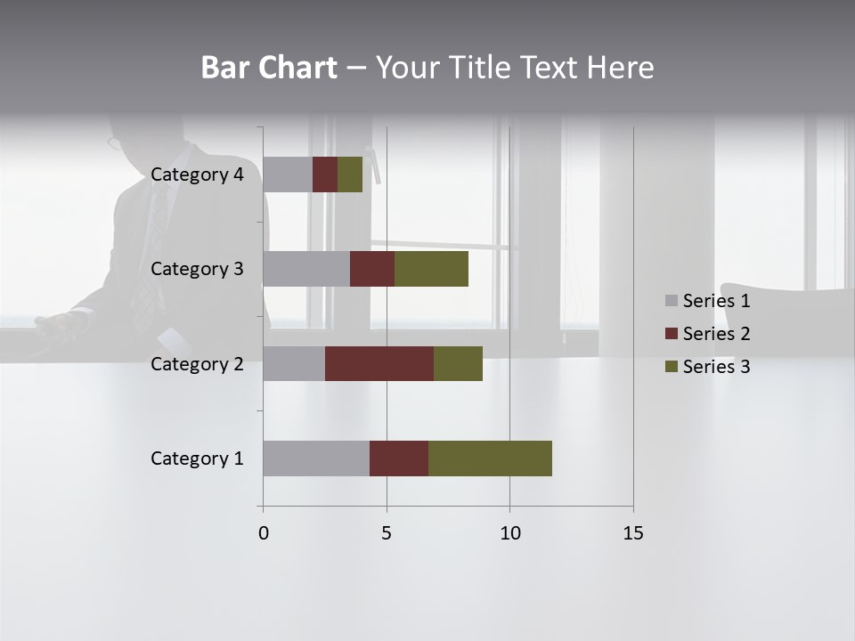 Male Sending Stockphotograph PowerPoint Template