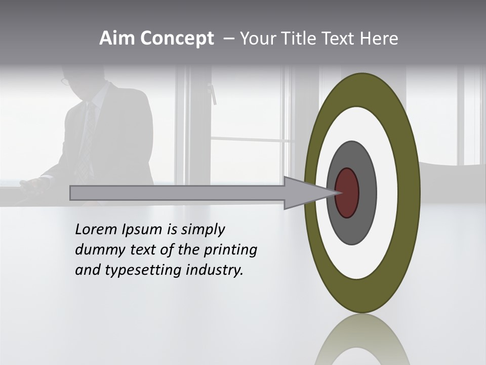 Male Sending Stockphotograph PowerPoint Template