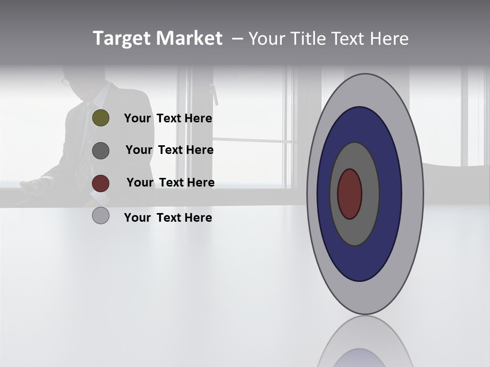 Male Sending Stockphotograph PowerPoint Template